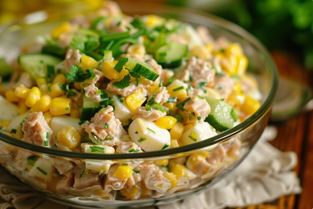 Салат з тунцем — варіанти подачі для гостей