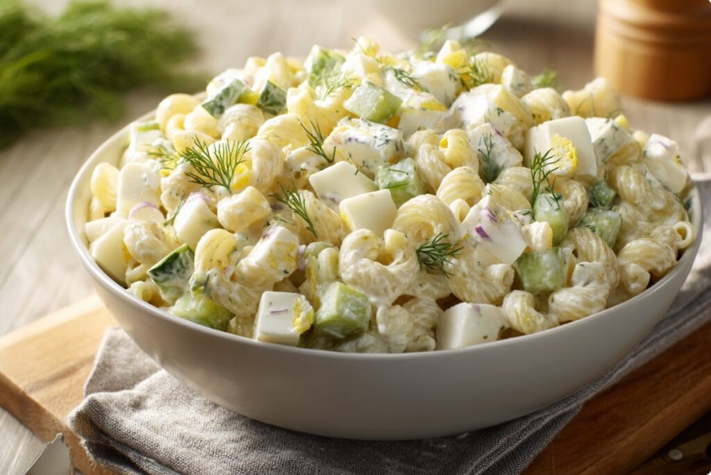 Салати з макаронами для великої компанії