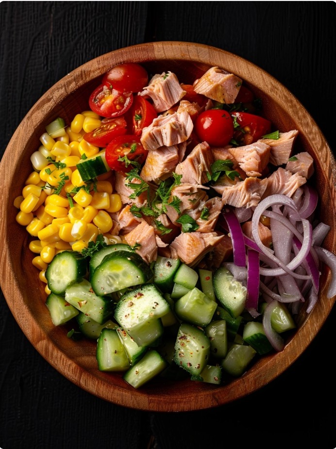 Секрет смачного салату з тунцем — правильні овочі