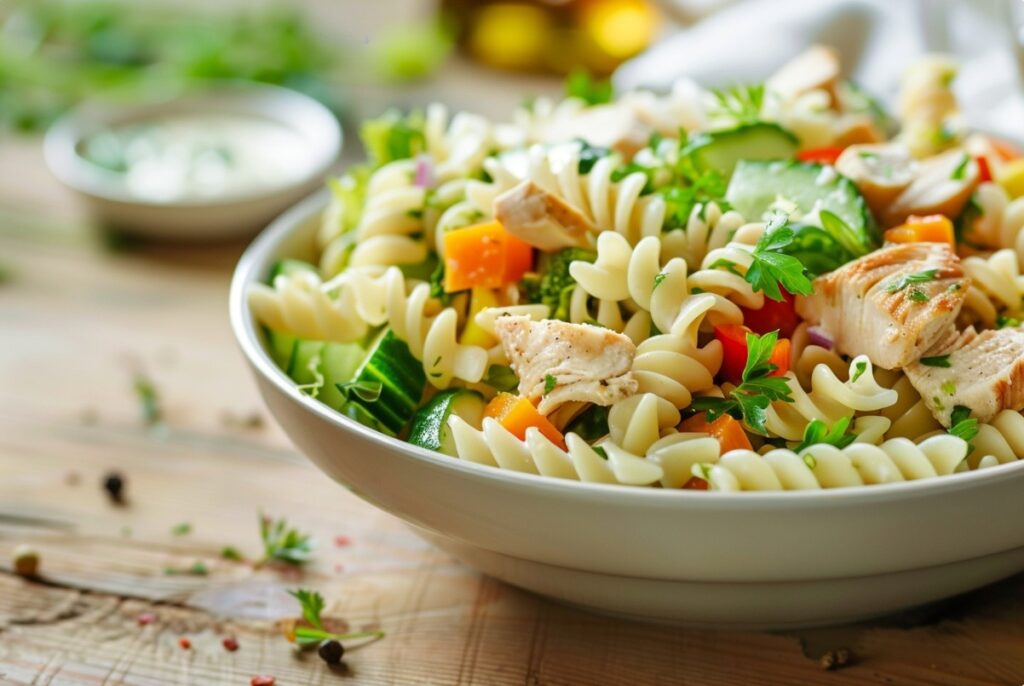 Tipps zur Vorbereitung von Hähnchen für Nudelsalat