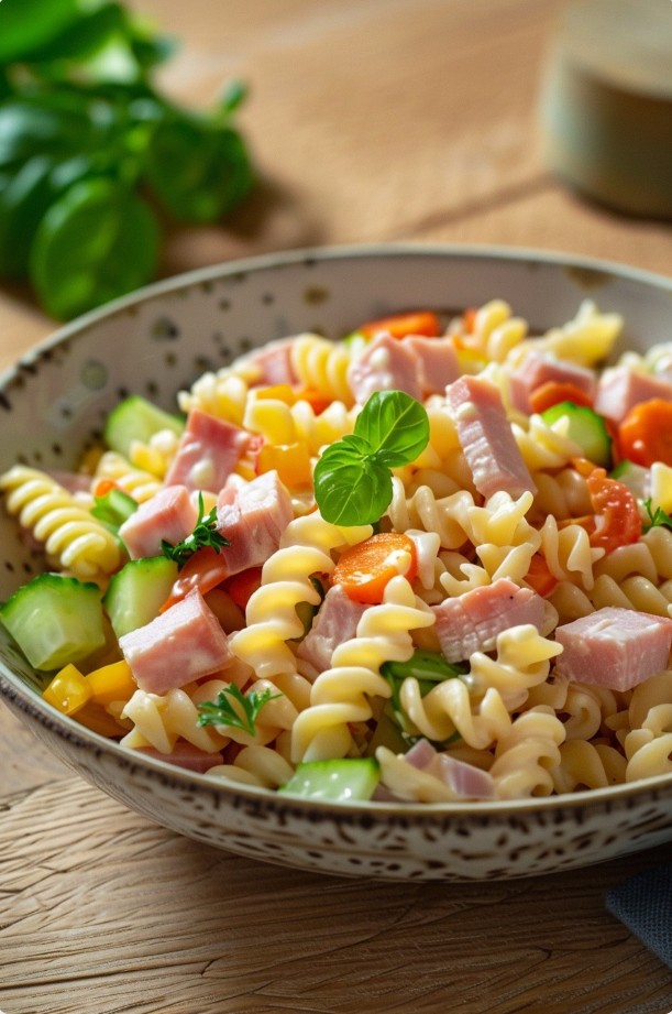 Sekrety sałatki makaronowej z szynką