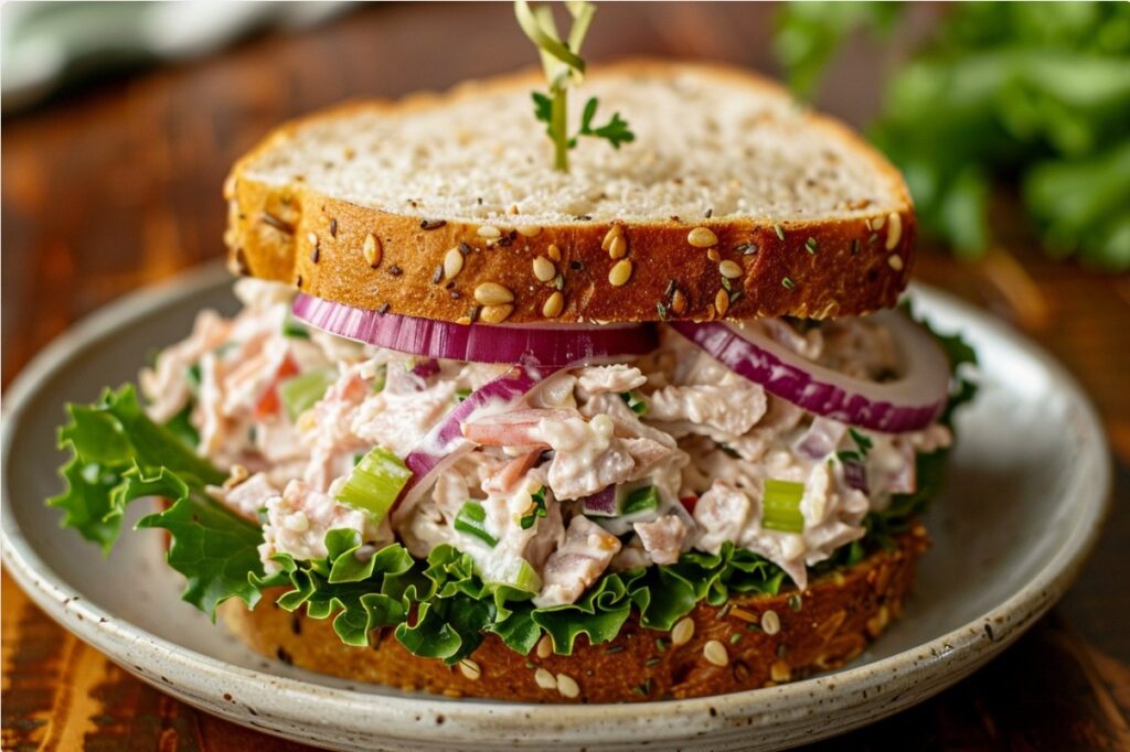 Сендвіч з тунцем і гірчицею — пікантний варіант