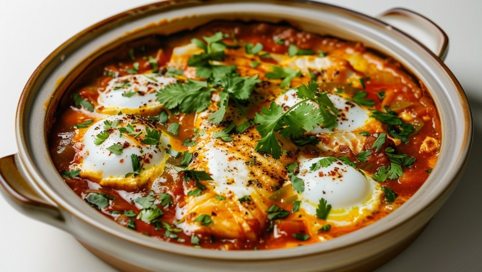 Шакшука з рибою, готова страва