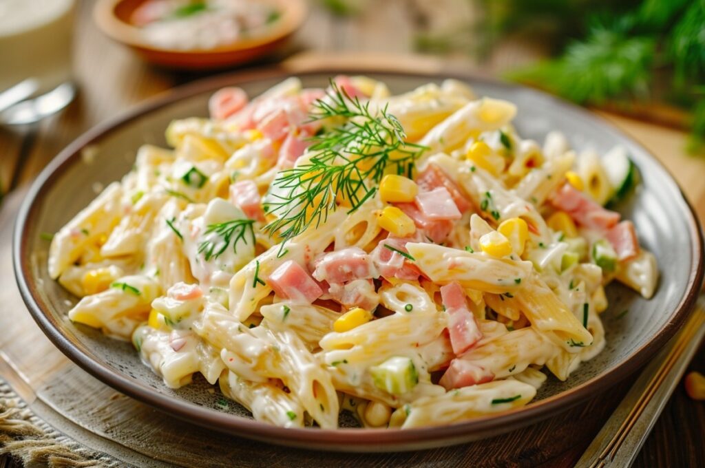 Szybki Nudelsalat dla gości w 20 minut