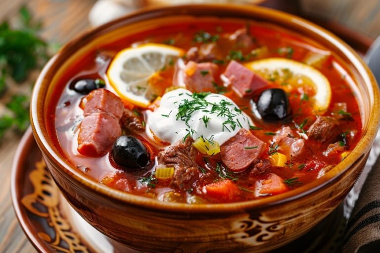 Солянка м’ясна збірна — перевірена класика — Суп