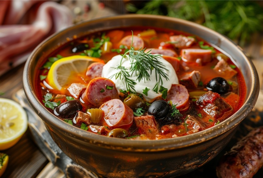 Солянка м’ясна збірна — перевірена класика