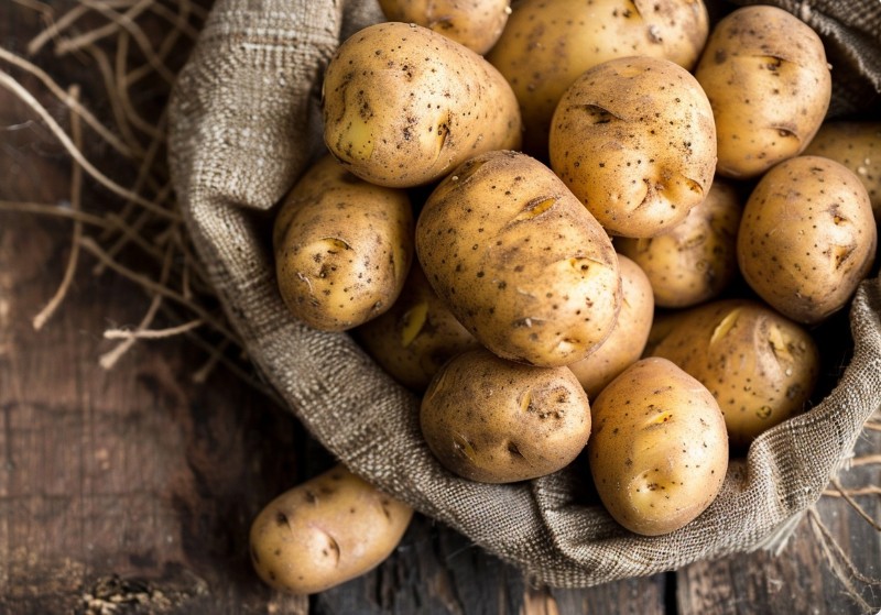 Стара картопля з товстою шкіркою