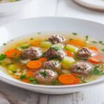 Meatball Soup as an Easy, Real-Life Protein Boost