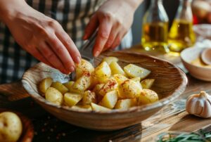 Свіжа картопля перед приготуванням