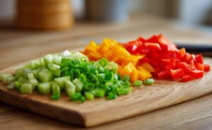 Текстура салату з тунцем і рисом