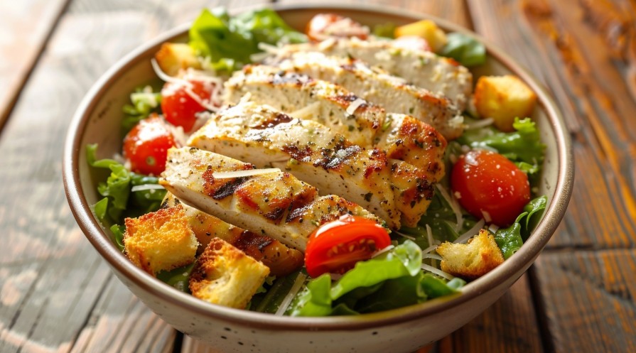 Теплий салат «Цезар»