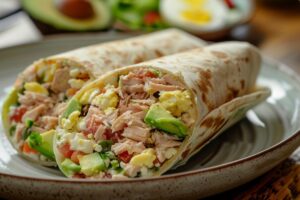 Тортилья в розрізі — видно шари