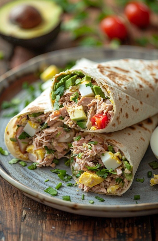 Тортилья з тунцем і яйцем — швидко і смачно