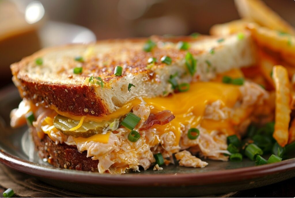 Tuna melt з беконом — гарячий сендвіч з тунцем