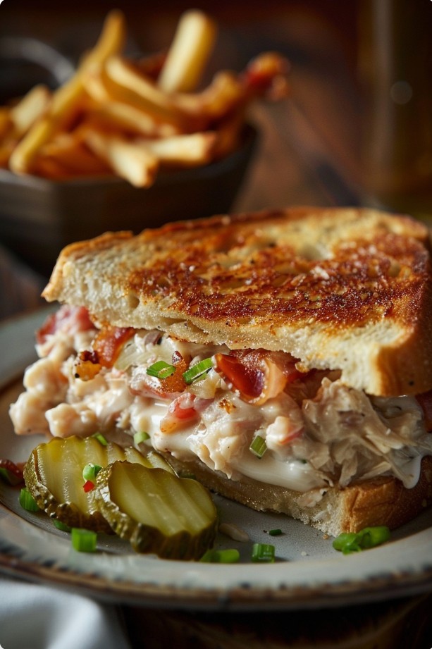 Tuna melt з беконом — простий, але дуже насичений смак