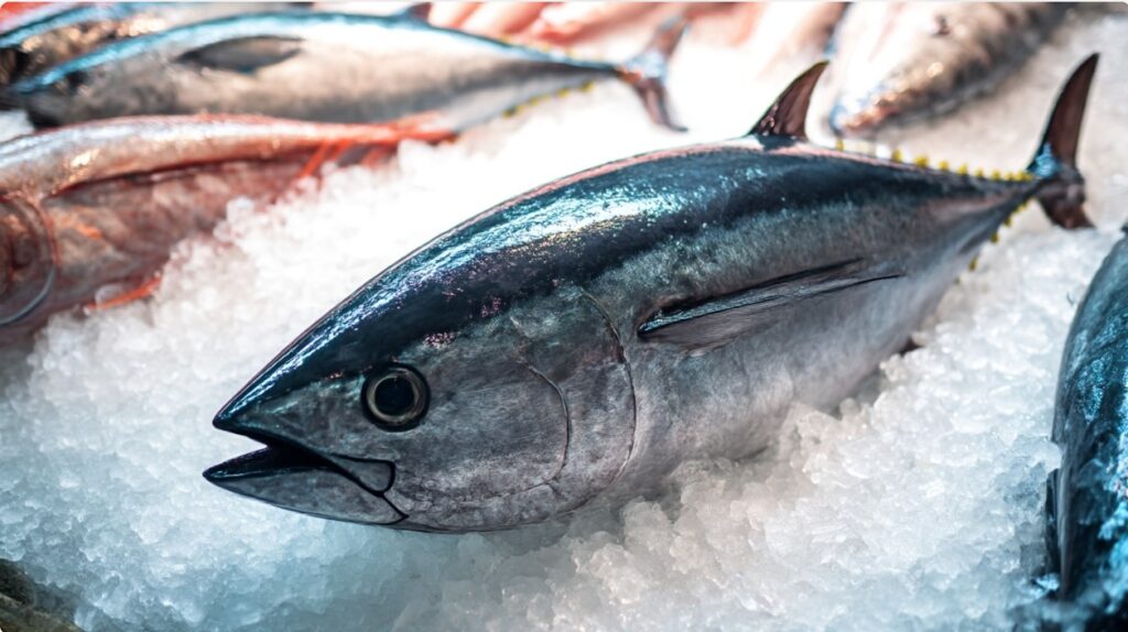 Тунець крупним планом