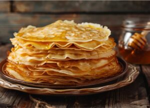 Українські млинці з медом