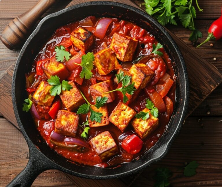 Vegan Shakshuka with Tofu (No Eggs) — Breakfast