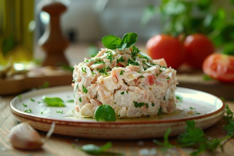 How to Plate Tuna Salad for Guests