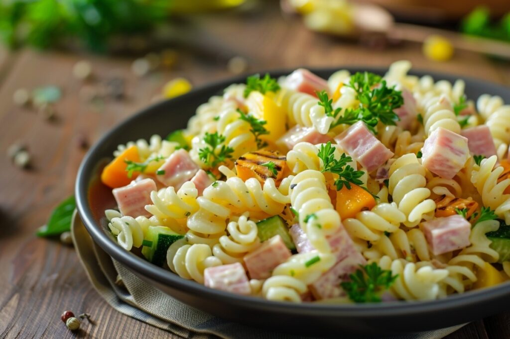 Jak przygotować szynkę do sałatki makaronowej