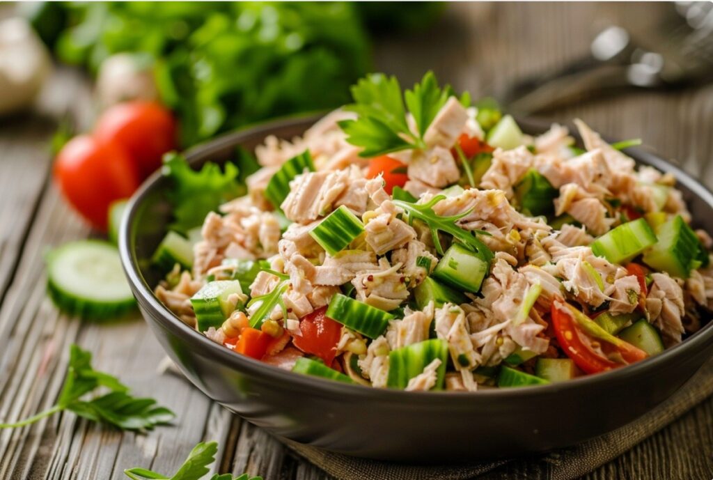 Як правильно поєднувати інгредієнти у салаті з тунцем