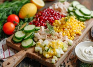 Як приготувати салат з тунцем і яйцем у святковій подачі