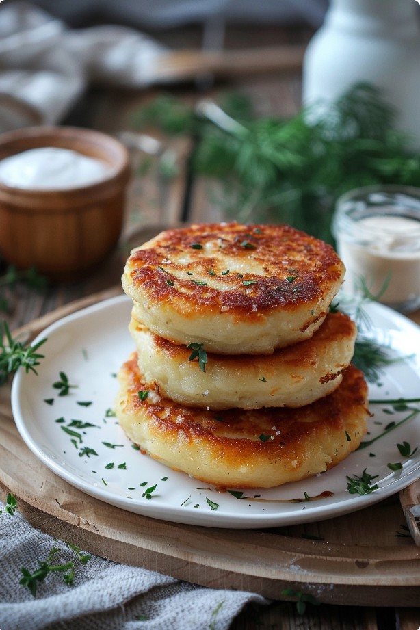 Як приготувати солоні сирники з сиром і зеленню