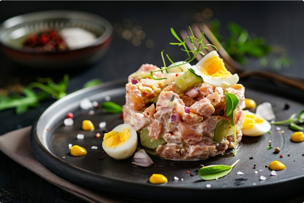 What the ideal tuna salad looks like in a restaurant