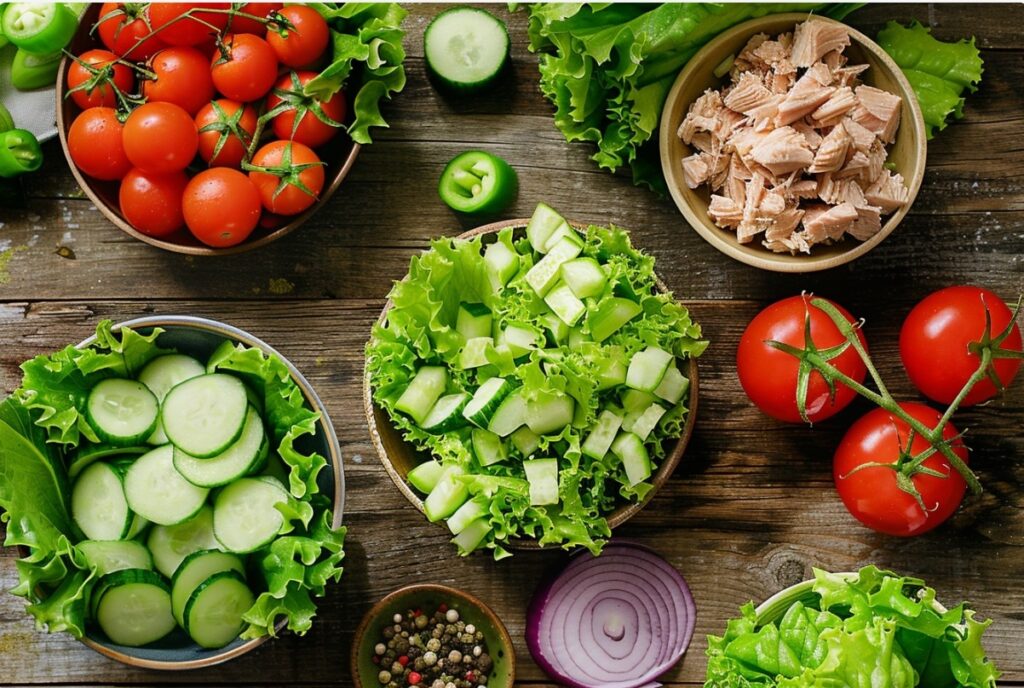 Як зменшити калорійність салату з тунцем