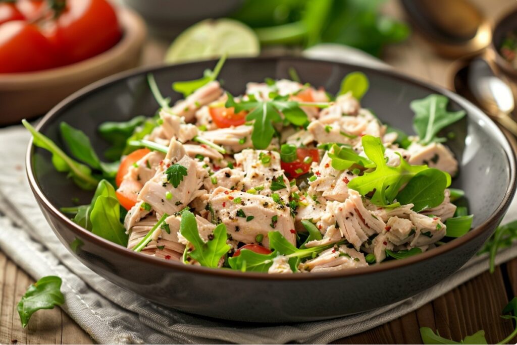 Як зробити ефектну подачу салату з тунцем