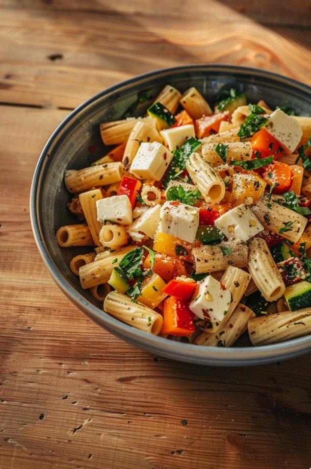 Jaki ser dodać do sałatki makaronowej